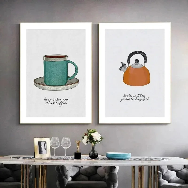 Coffeehouse Appliance Art Collection - Canvas & Curio