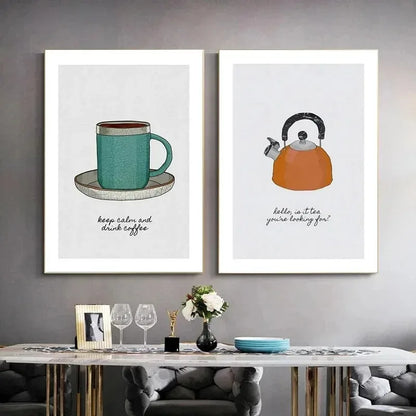 Coffeehouse Appliance Art Collection - Canvas & Curio