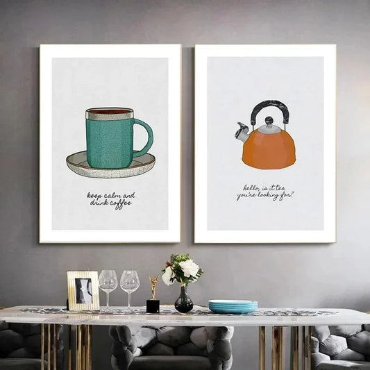 Coffeehouse Appliance Art Collection - Canvas & Curio