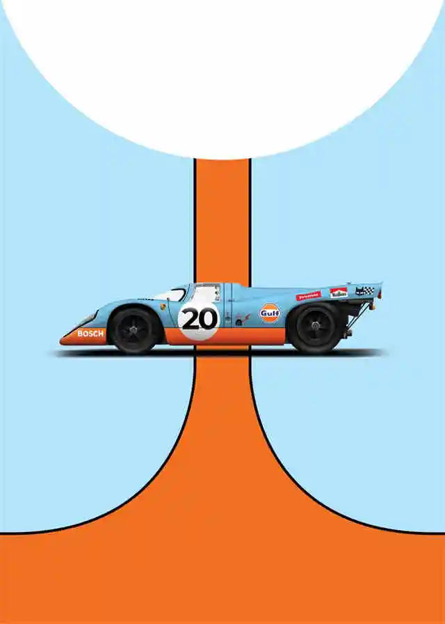 Pop F1 Aesthetic Vintage Cars Collection - Canvas & Curio