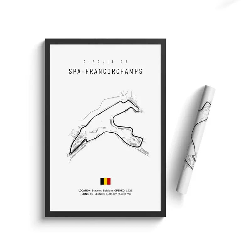 Formula 1 Track Circuit Collection II - Canvas & Curio