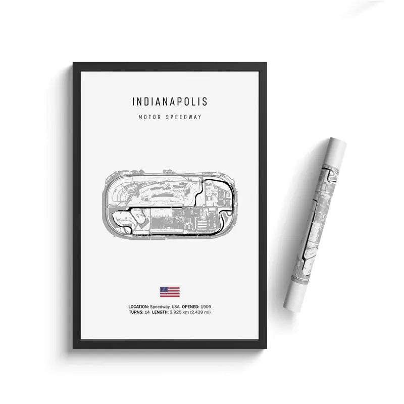 Formula 1 Track Circuit Collection II - Canvas & Curio