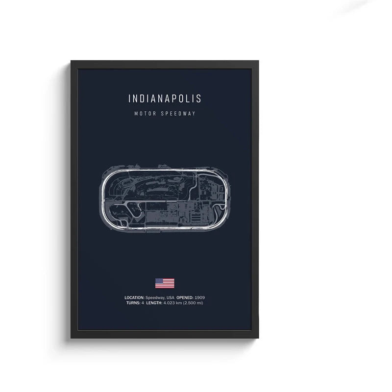 Formula 1 Track Circuit Collection - Canvas & Curio