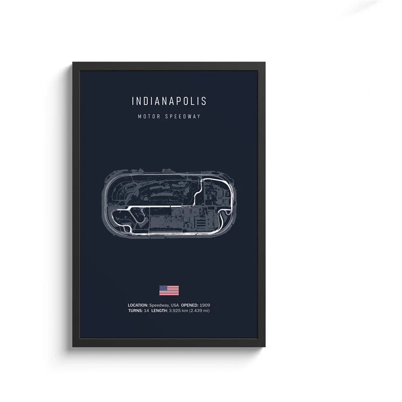 Formula 1 Track Circuit Collection - Canvas & Curio