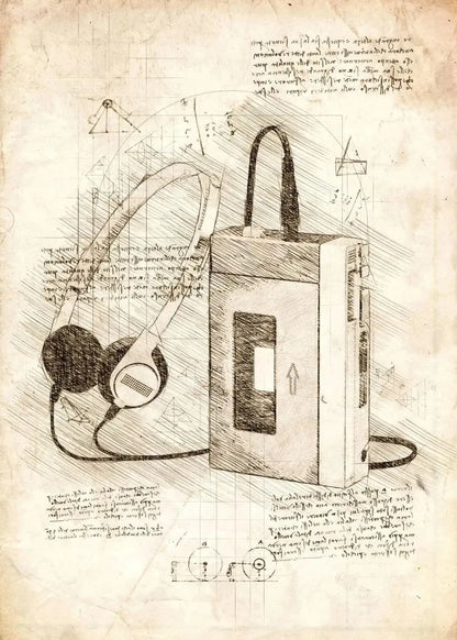 Vintage Gaming Sketch Collection - Canvas & Curio