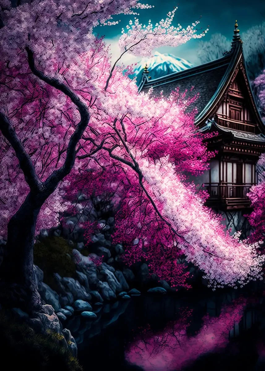 Sakura & Fuji Art Collection - Canvas & Curio