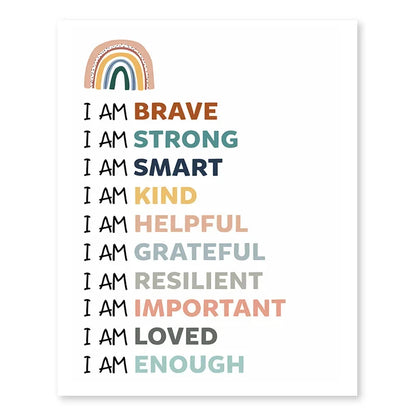 Positive Affirmation Art Collection - Canvas & Curio
