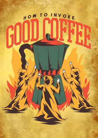 Vintage Coffee Time Quotes Collection - Canvas & Curio