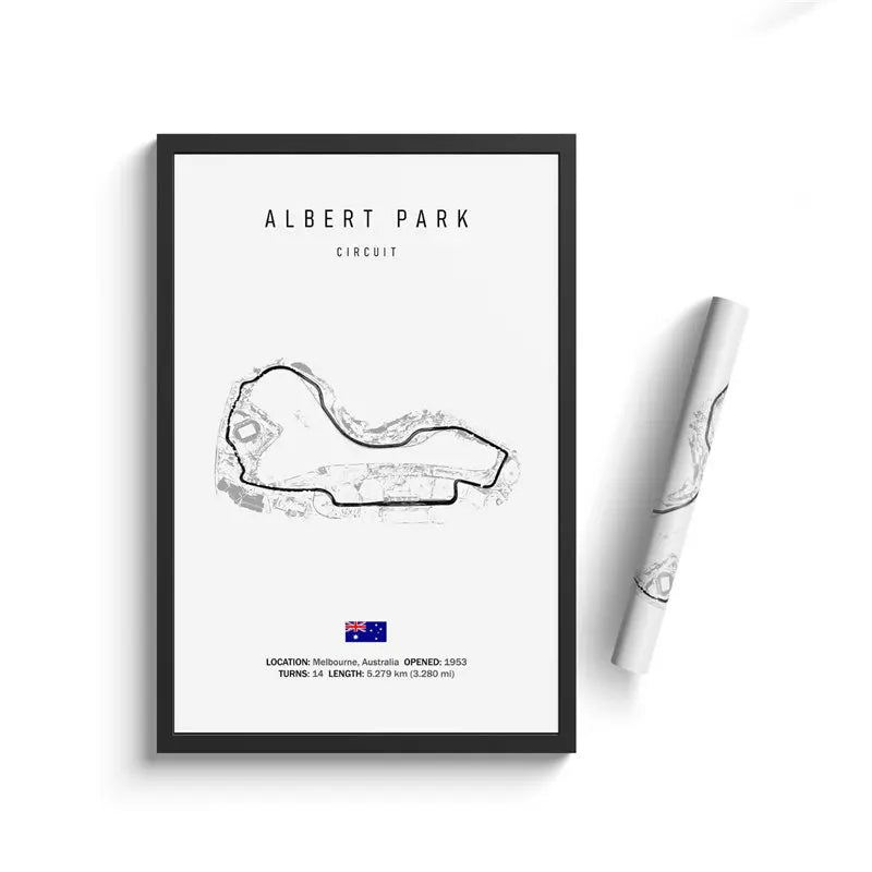Formula 1 Track Circuit Collection II - Canvas & Curio