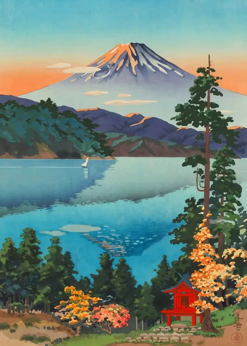 Japanese Landscape Art Collection - Canvas & Curio