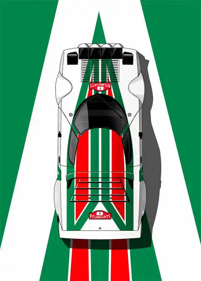Pop F1 Aesthetic Vintage Cars Collection II - Canvas & Curio
