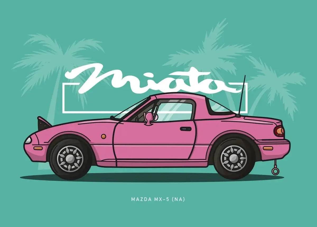 Pop Japanese Kawaii Cars Collection II - Canvas & Curio