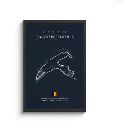 Formula 1 Track Circuit Collection - Canvas & Curio