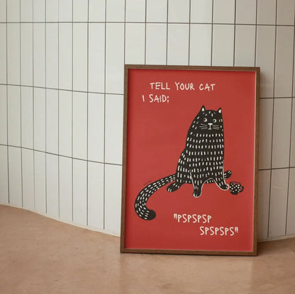 Whimsical Black Cat Collection - Canvas & Curio