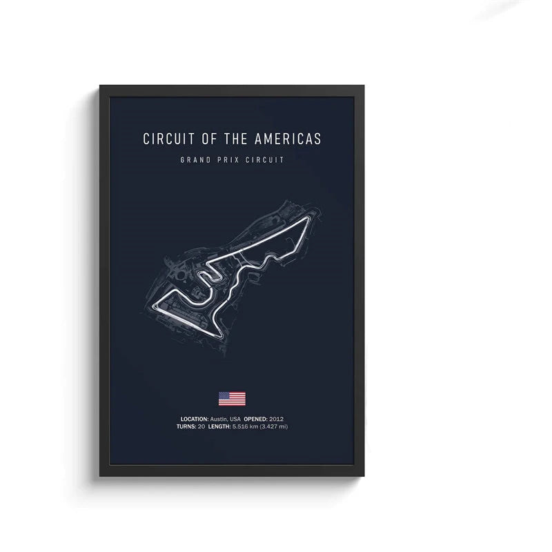 Formula 1 Track Circuit Collection - Canvas & Curio
