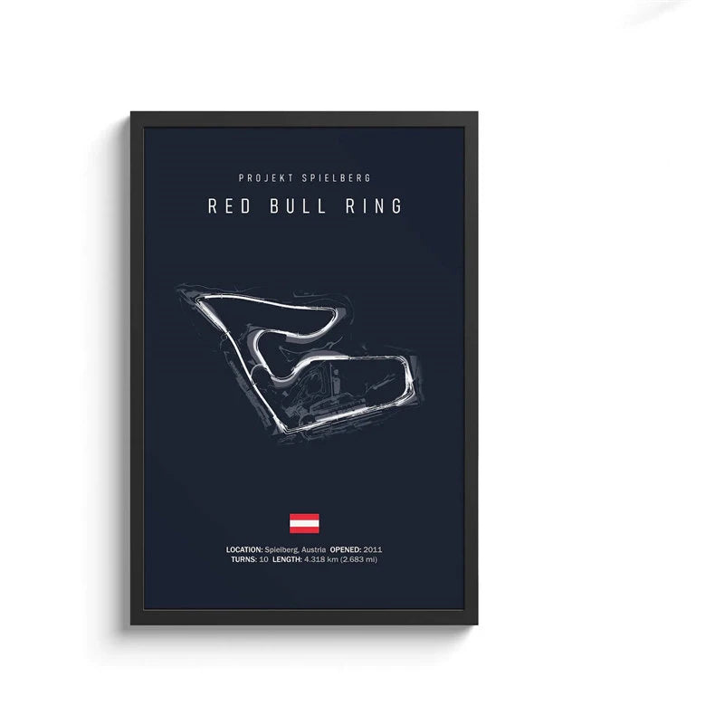 Formula 1 Track Circuit Collection - Canvas & Curio