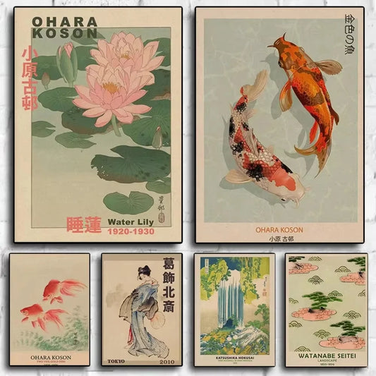 Classic Ukiyo-e Art Collection - Canvas & Curio