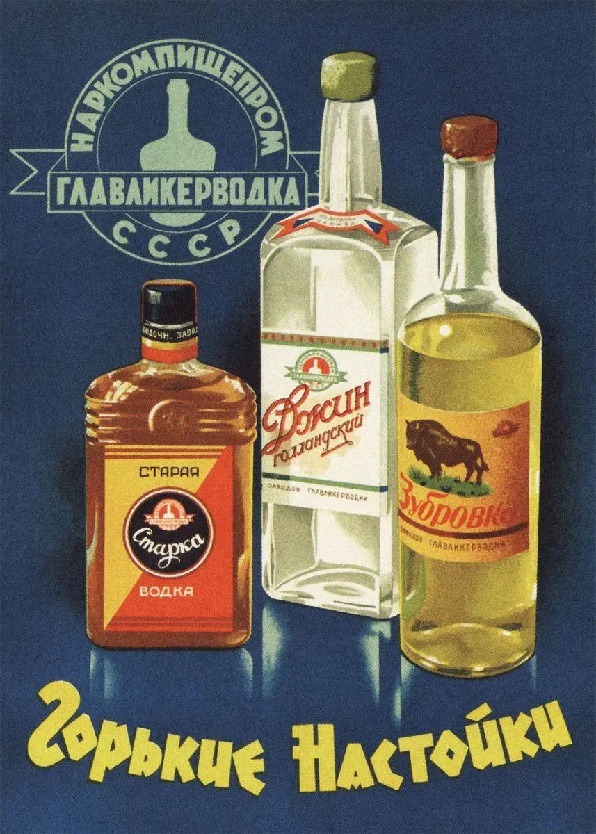 Vintage Soviet Bar & Kitchen Collection - Canvas & Curio