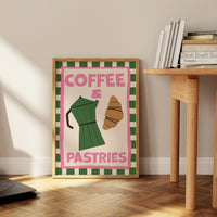 Coffee & Pastry Delight (Green)