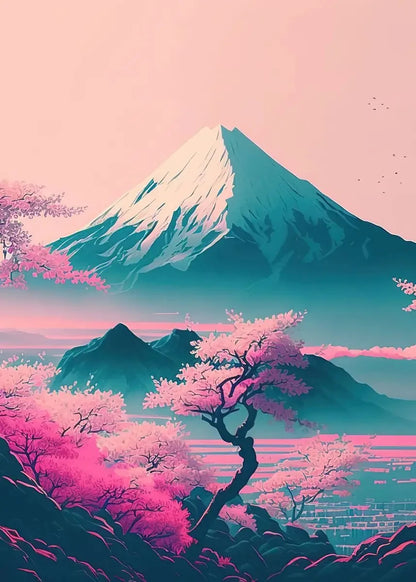Sakura & Fuji Art Collection - Canvas & Curio