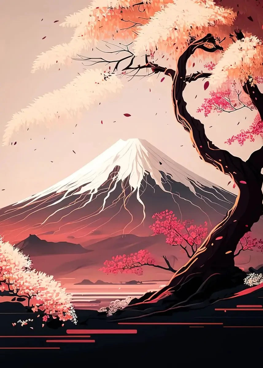 Sakura & Fuji Art Collection - Canvas & Curio