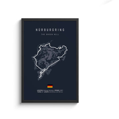Formula 1 Track Circuit Collection - Canvas & Curio