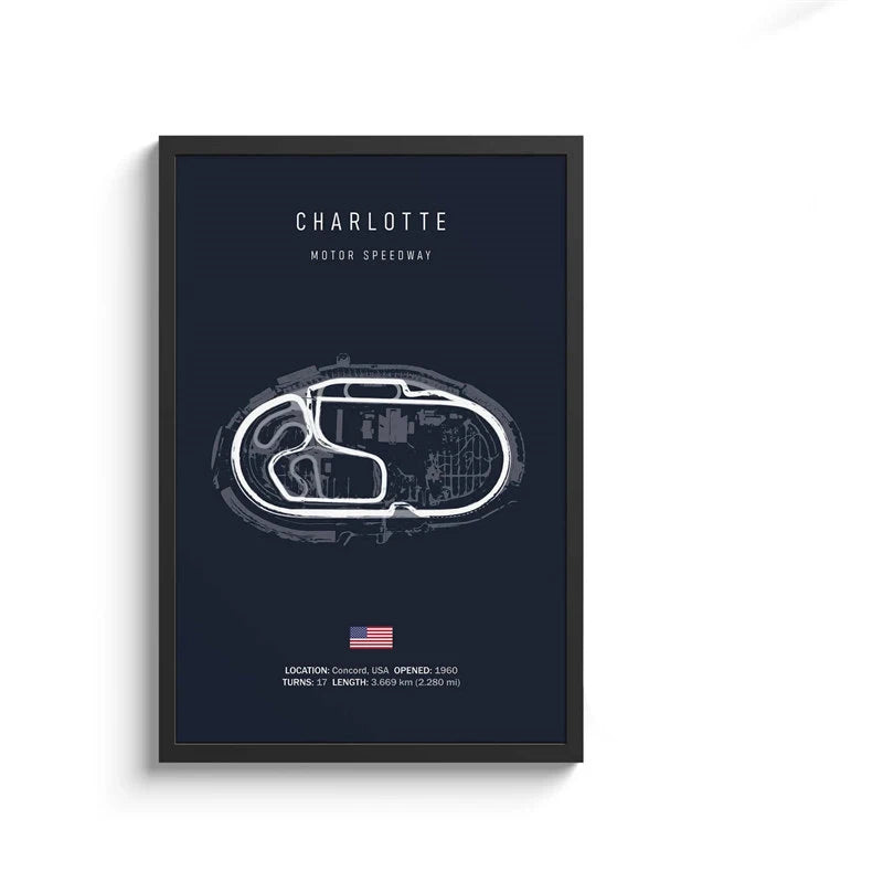 Formula 1 Track Circuit Collection - Canvas & Curio