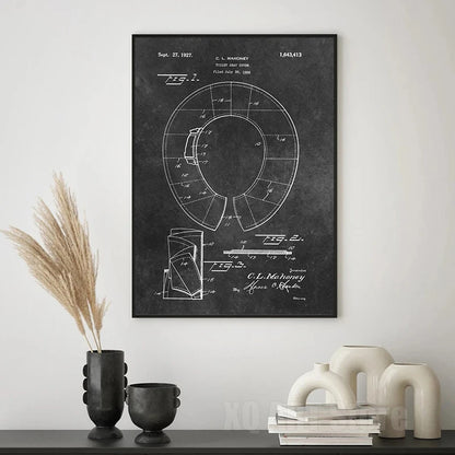Bathroom Blueprint Collection - Canvas & Curio