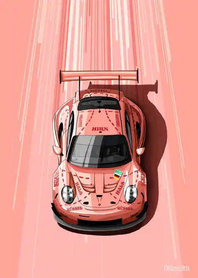 Pop F1 Aesthetic Vintage Cars Collection II - Canvas & Curio