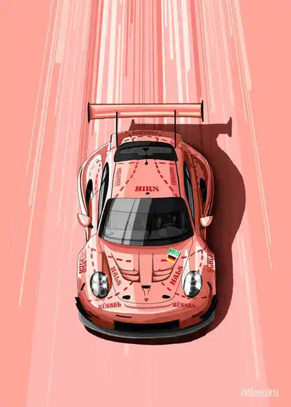 Pop F1 Aesthetic Vintage Cars Collection II - Canvas & Curio