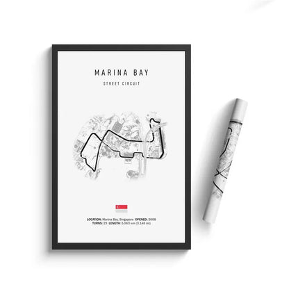 Formula 1 Track Circuit Collection - Canvas & Curio