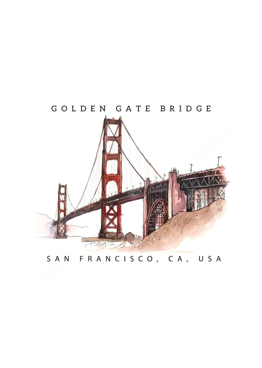 Famous Landmarks Watercolor Collection II - Canvas & Curio