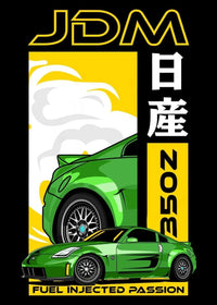 Green Nissan JDM 350Z II