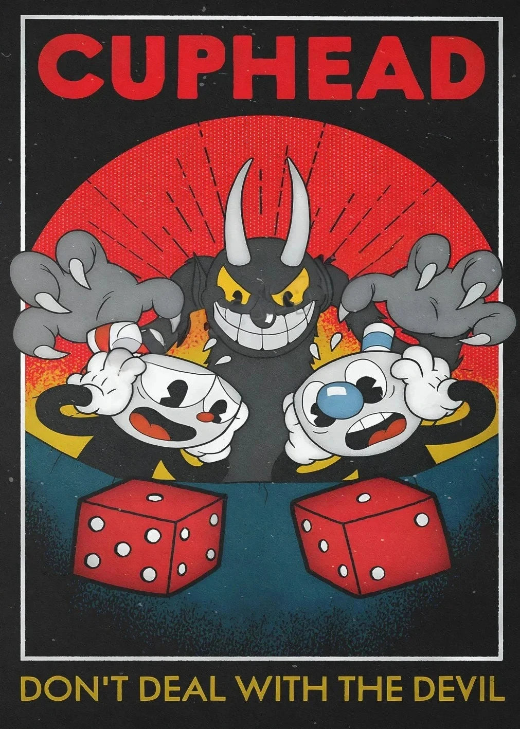 Cuphead Gaming Art Collection II - Canvas & Curio