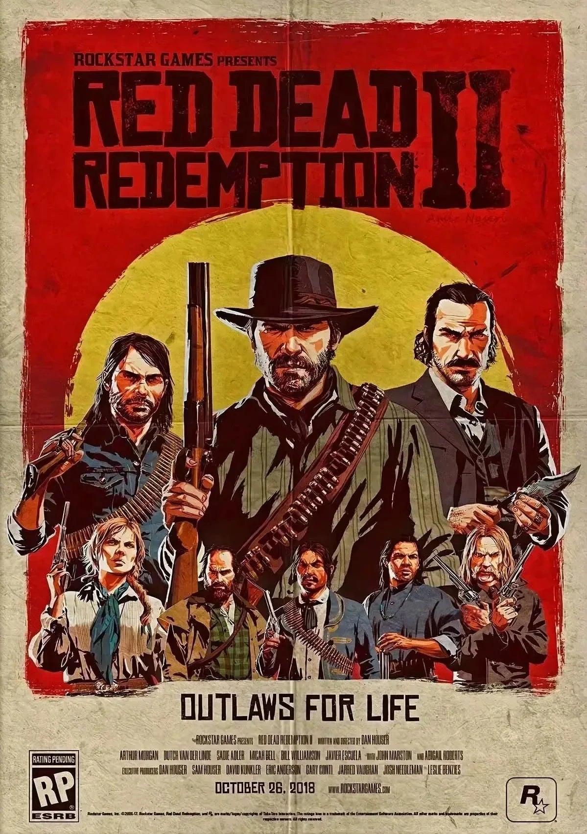 Red Dead Redemption Art Collection - Canvas & Curio