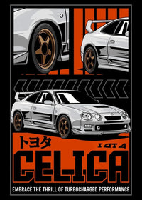 White Toyota Celica GT-4