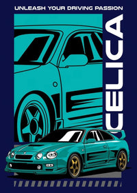 Turquoise Toyota Celica GT-4