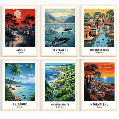 Explore Africa Wall Art Collection - Canvas & Curio