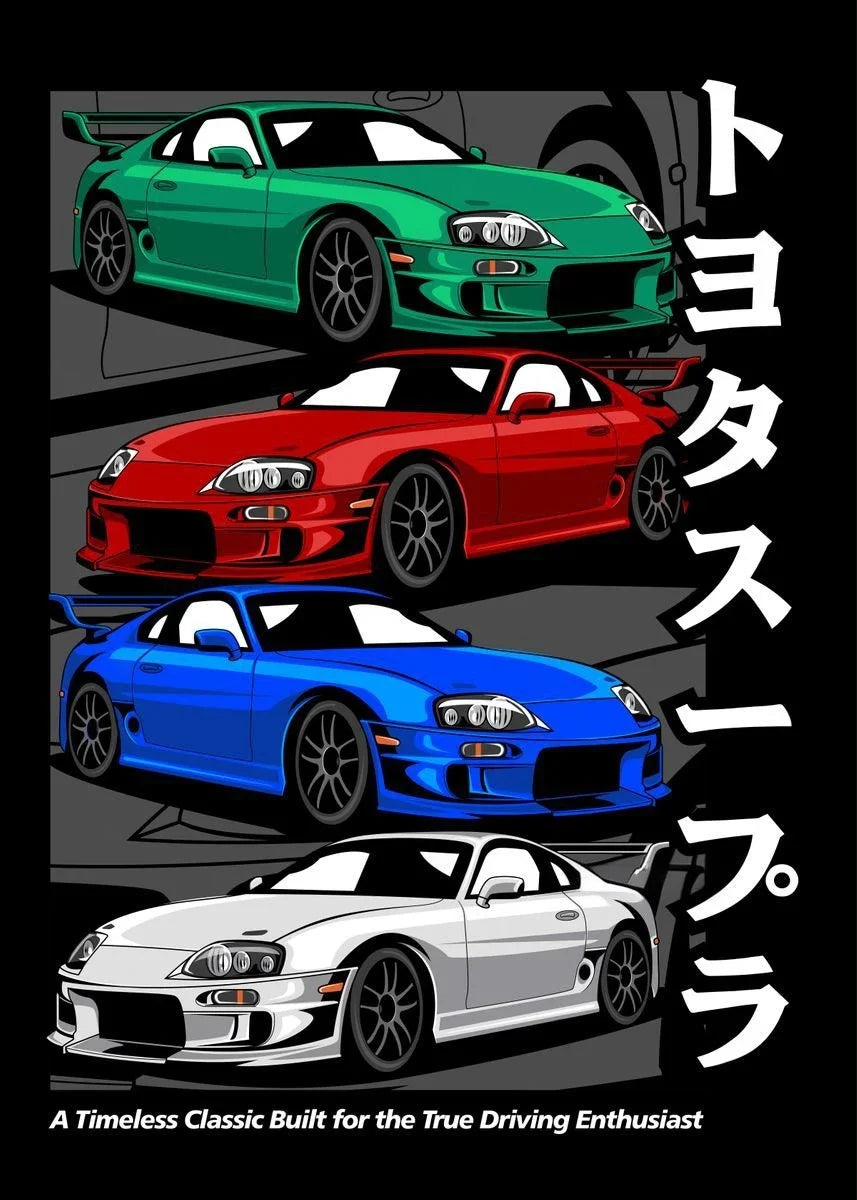 Legendary Japanese Cars Collection - Canvas & Curio