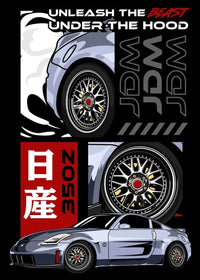 Silver Nissan JDM 350Z