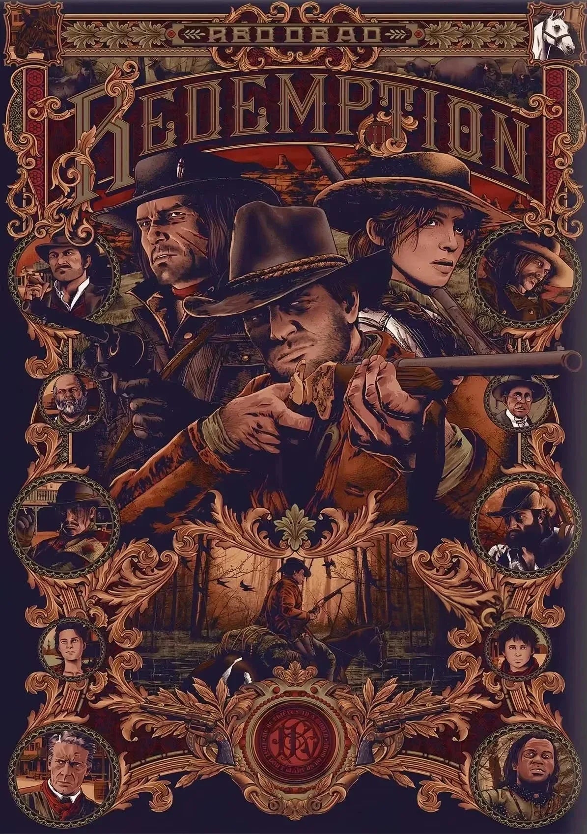 Red Dead Redemption Art Collection - Canvas & Curio