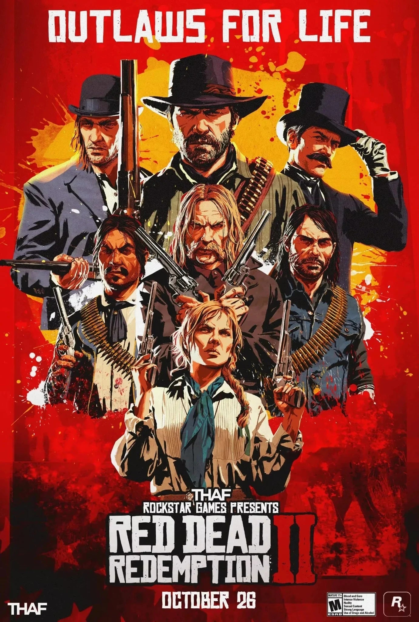 Red Dead Redemption Art Collection - Canvas & Curio